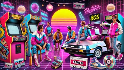 Retro Word Quest: 80s Pop Culture Challenge!