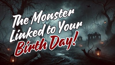 This Is the Monster That Hunts You Based on Your Birth Day!