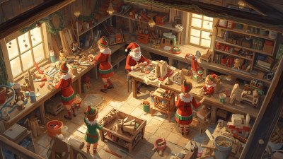 What's in Santa's Workshop First and Last Letter Challenge