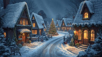 Christmas Village Pieces First and Last Letter Challenge