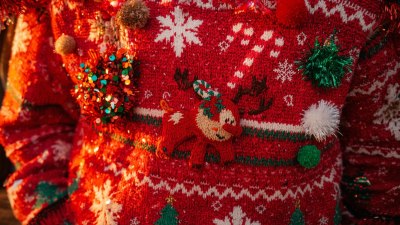 Ugly Christmas Sweater Elements First and Last Letter Quest