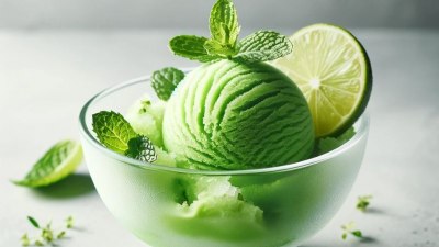 A delightful Twist on Dessert: Cucumber Lime & Mint Sorbet