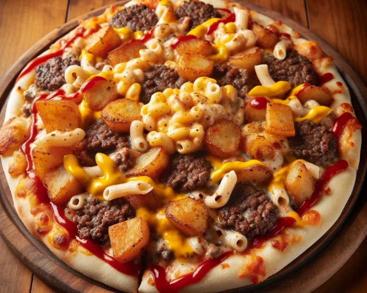 Ultimate Garbage Plate Burger Pizza: A Fusion Feast for the Bold
