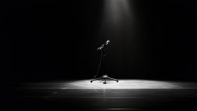 The Stage Fright Spotlight: Take the Mic or Run Backstage? Unmask Your Confidence Level!