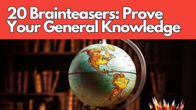 20 Brainteasers: Test and Prove Your General Knowledge! (VIDEO QUIZ) 