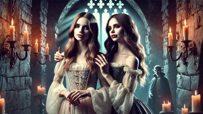 Bloodbound Sisters: A Tale of Twin Vampires (Horror Story)