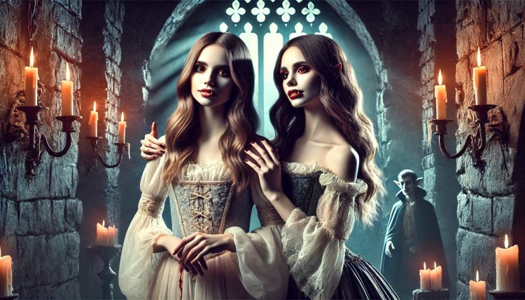 Bloodbound Sisters: A Tale of Twin Vampires (Horror Story)