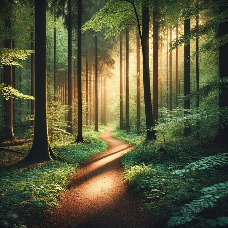 A Serene Forest Path