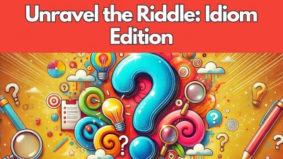 Crack the Code: The Ultimate Idiom Riddle Quiz (VIDEO QUIZ)