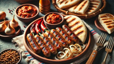 Serbian Ćevapi: Grilled Sausages with a Smoky Twist