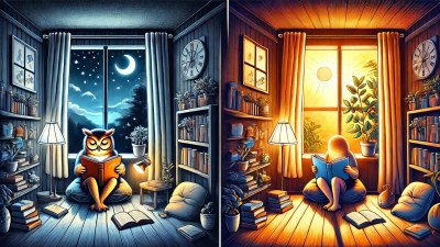 Are You a Night Owl or Daytime Reader?