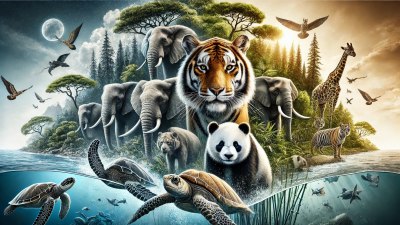 Animals Word Quest: Can You Name These Endangered Species?