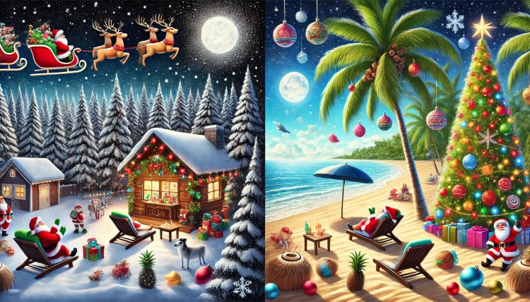 Would You Rather: Spend Christmas in the North Pole or on a Tropical Island?