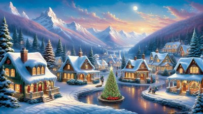 Would You Rather: Magical Christmas Villages or Bustling Holiday Cities?